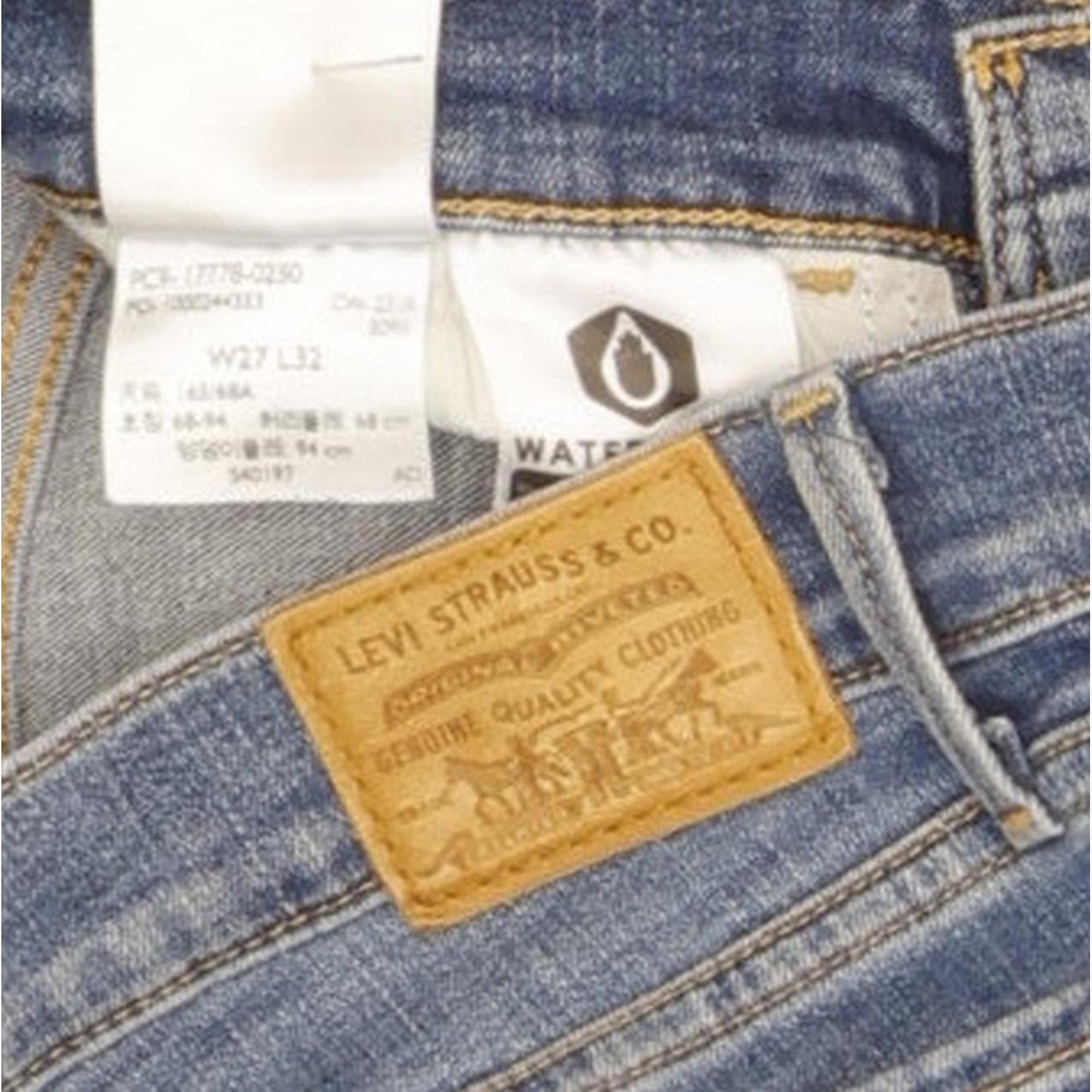 Levi's 710 Super Women Blue Skinny Slim Stretch Jeans W27 L32