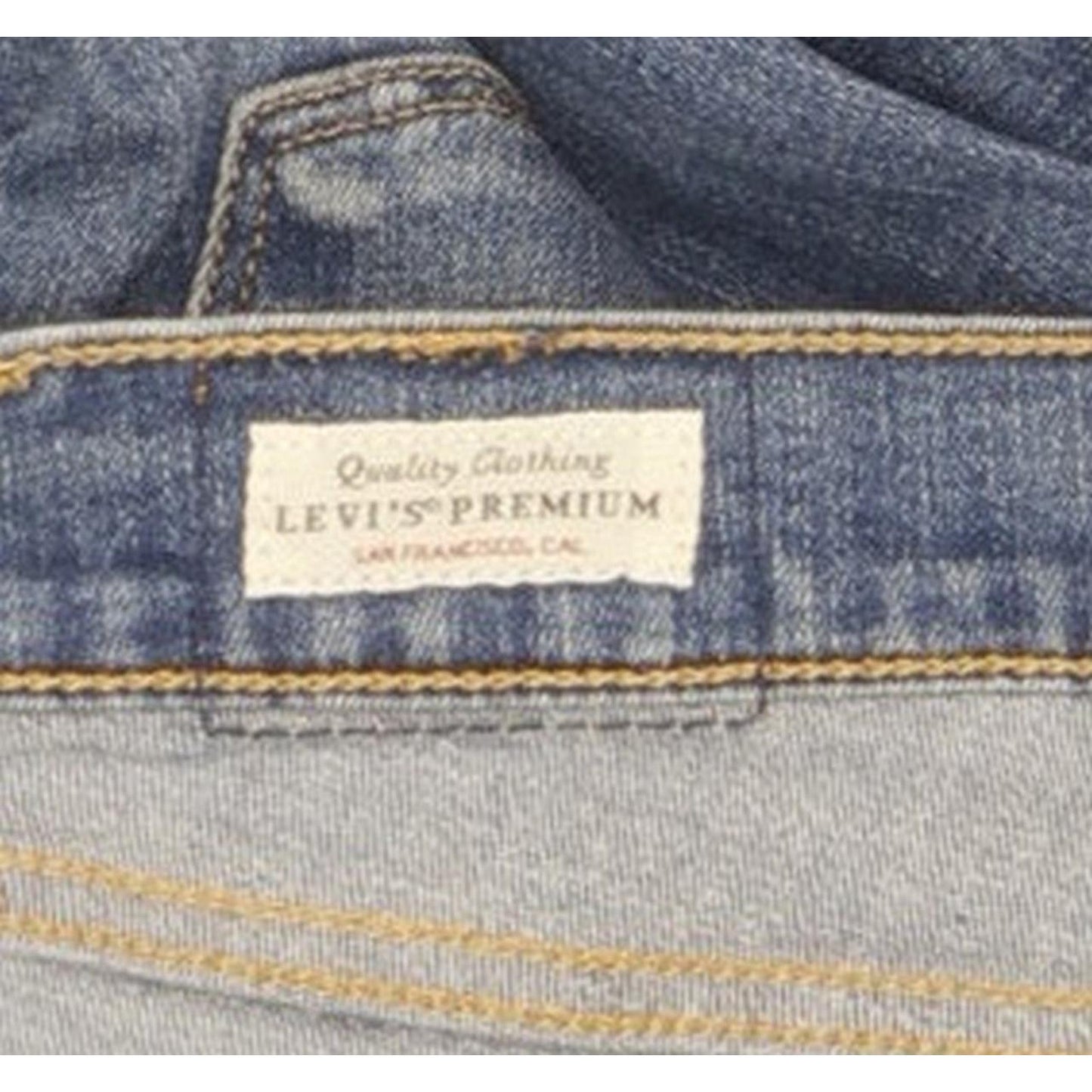 Levi's 710 Super Women Blue Skinny Slim Stretch Jeans W27 L32