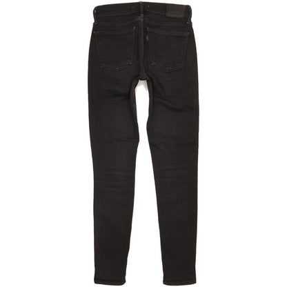 Levi's 710 Super Women Black Skinny Slim Stretch Jeans W27 L29