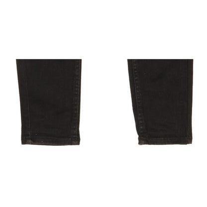 Levi's 710 Super Women Black Skinny Slim Stretch Jeans W27 L29