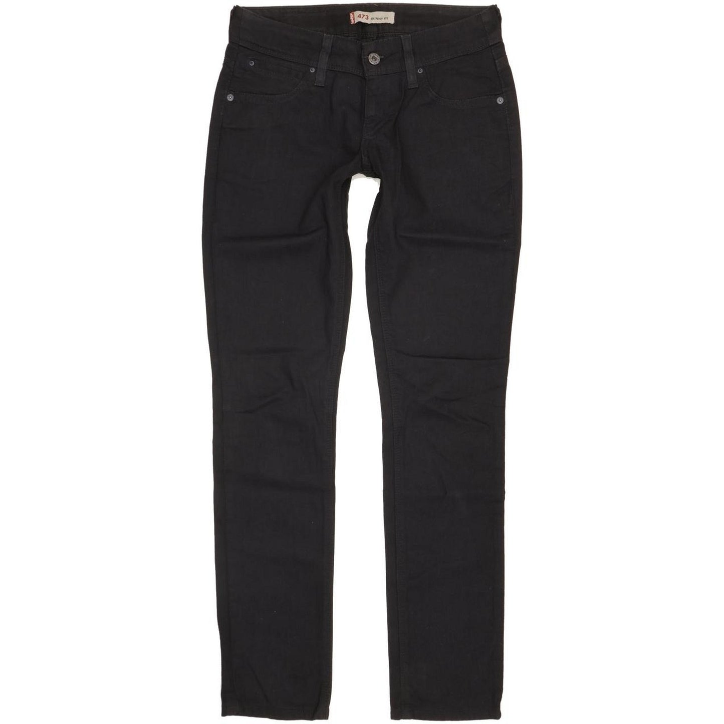 Levi's 473 Women Black Skinny Slim Stretch Jeans W29 L32