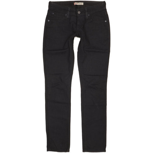 Levi's 473 Women Black Skinny Slim Stretch Jeans W29 L32