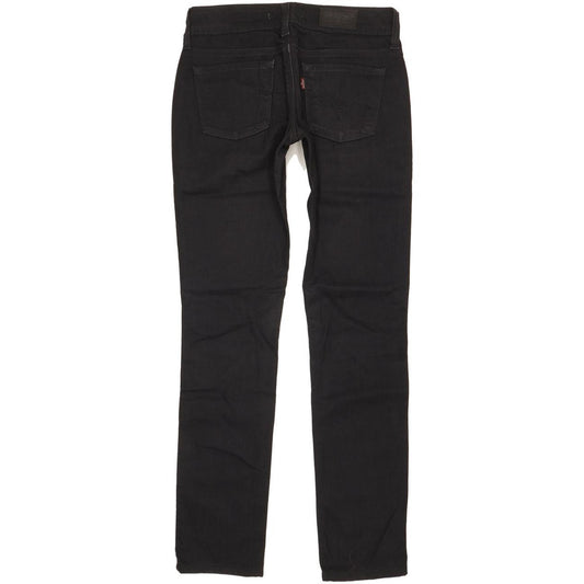 Levi's 473 Women Black Skinny Slim Stretch Jeans W29 L32