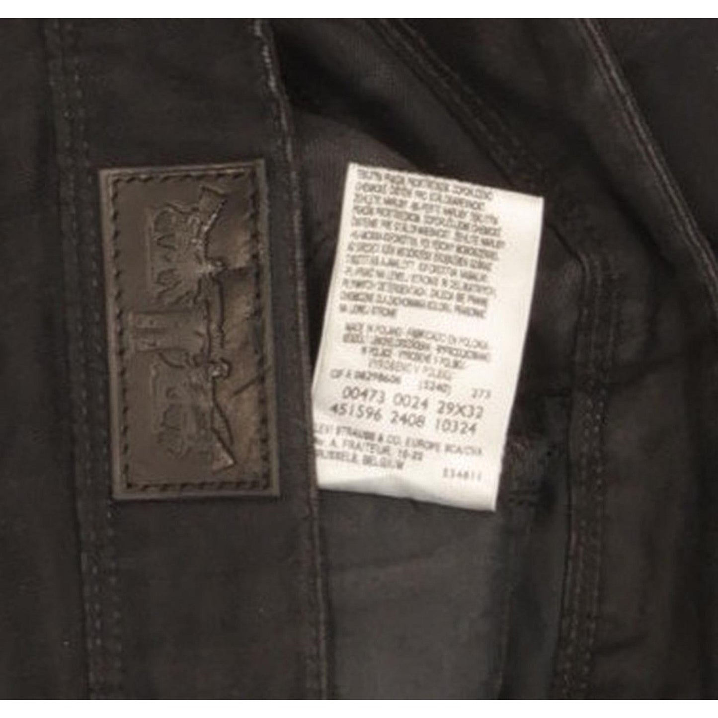 Levi's 473 Women Black Skinny Slim Stretch Jeans W29 L32