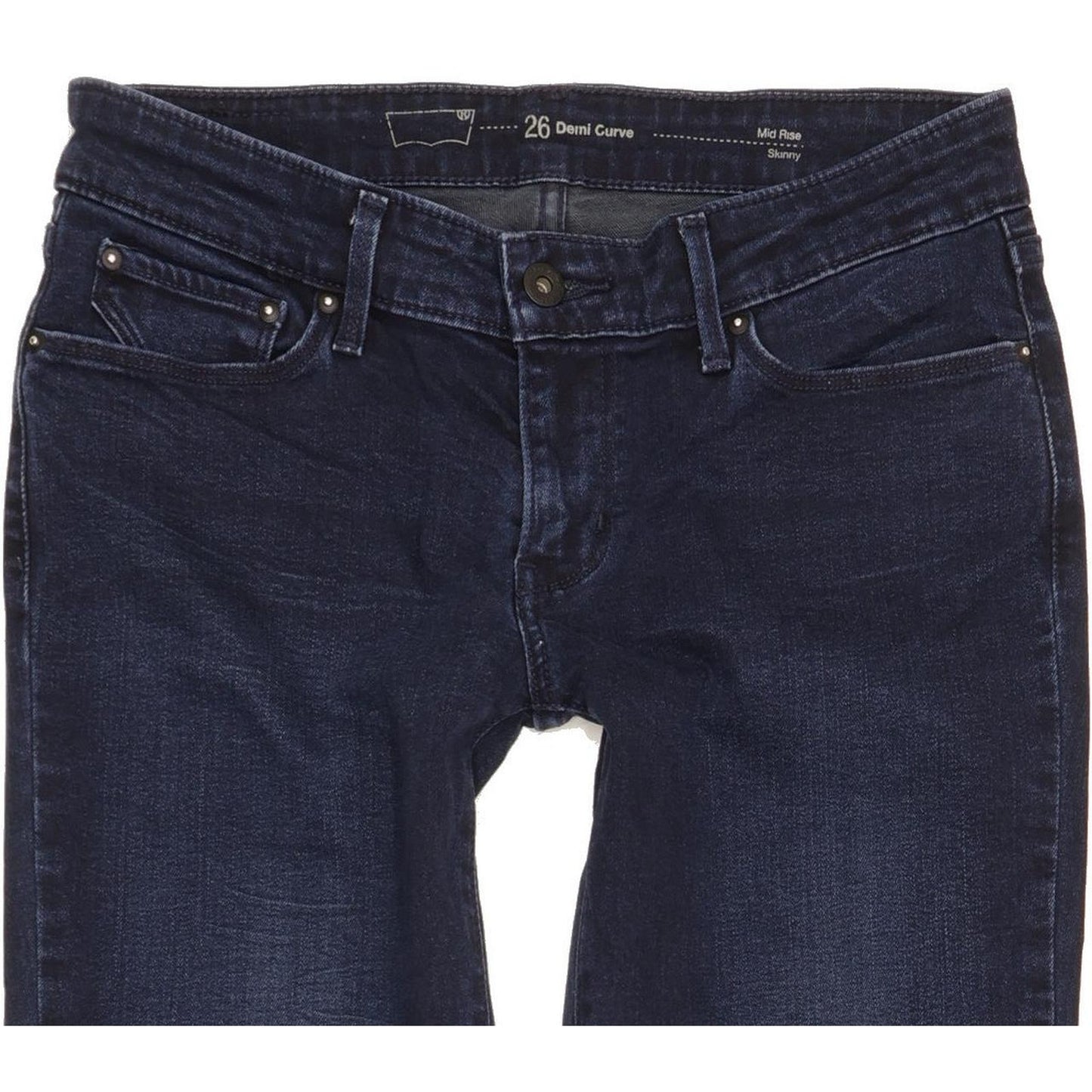 Levi's Demi Curve Women Navy Skinny Slim Jeans W26 L30