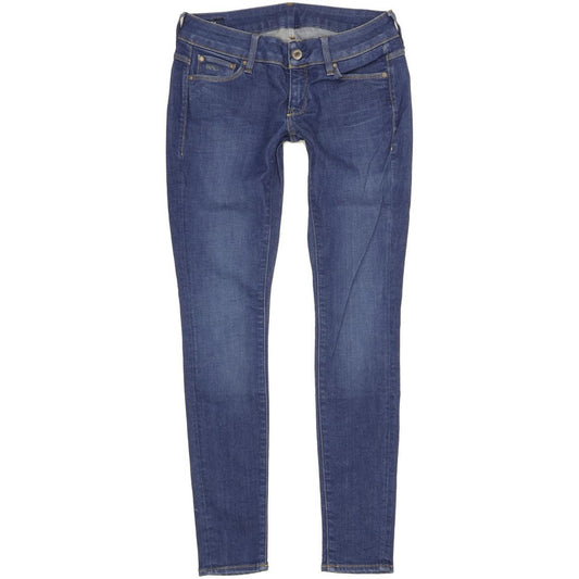 G-Star 3301 Low Women Blue Skinny Slim Stretch Jeans W25 L29