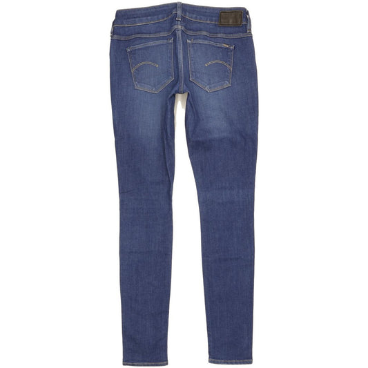 G-Star 3301 Low Women Blue Skinny Slim Stretch Jeans W25 L29