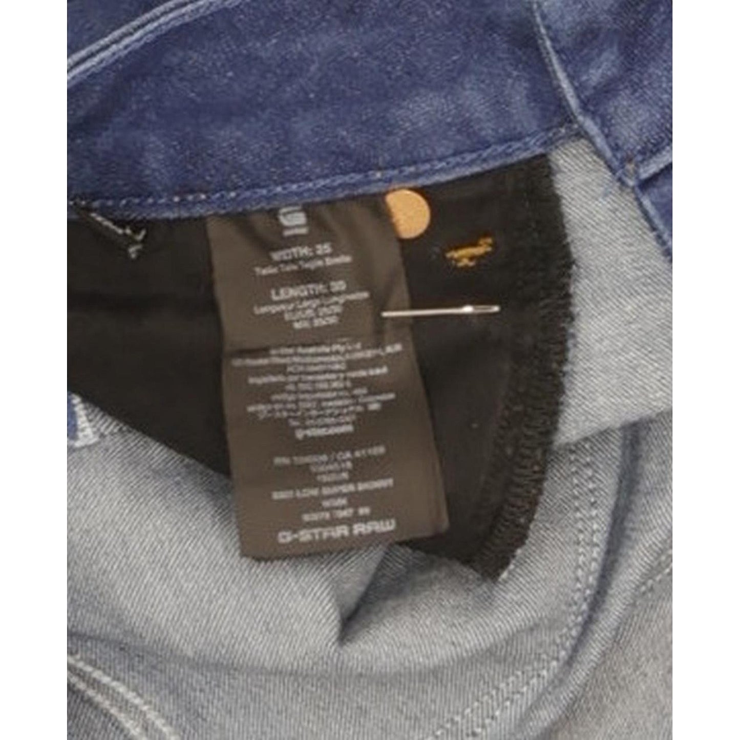 G-Star 3301 Low Women Blue Skinny Slim Stretch Jeans W25 L29