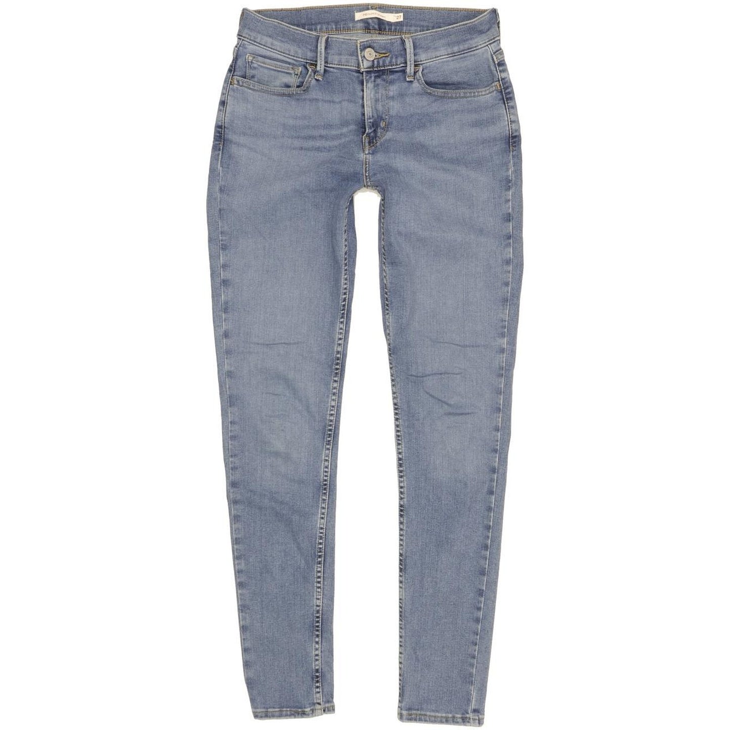 Levi's 710 Super Women Blue Skinny Slim Stretch Jeans W27 L29