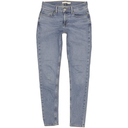 Levi's 710 Super Women Blue Skinny Slim Stretch Jeans W27 L29