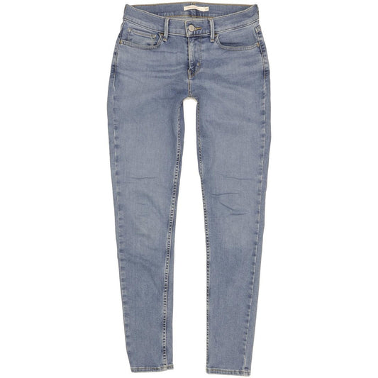 Levi's 710 Super Women Blue Skinny Slim Stretch Jeans W27 L29