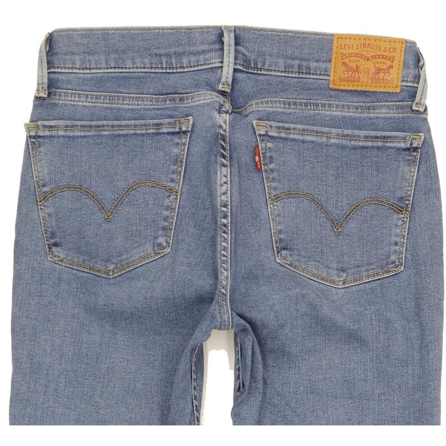 Levi's 710 Super Women Blue Skinny Slim Stretch Jeans W27 L29