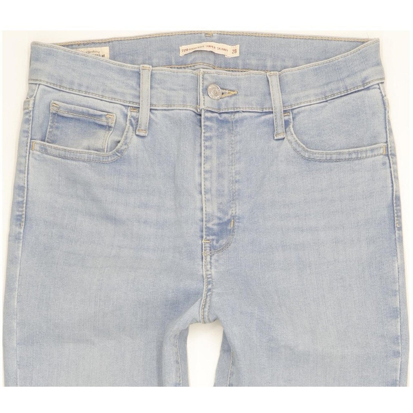 Levi's 720 Women Blue Skinny Slim Stretch Jeans W28 L29