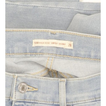 Levi's 720 Women Blue Skinny Slim Stretch Jeans W28 L29