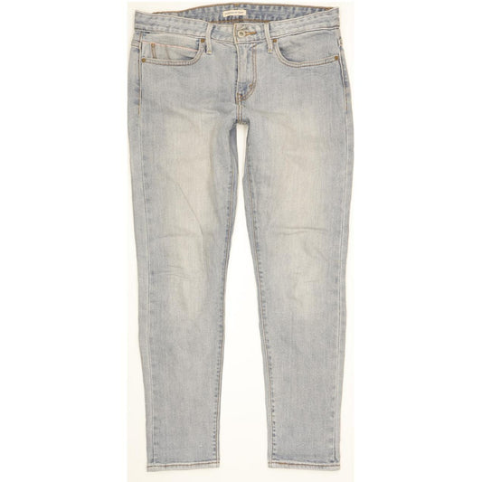 Levi's Women Blue Skinny Slim Boyfriend Stretch Jeans W27 L28