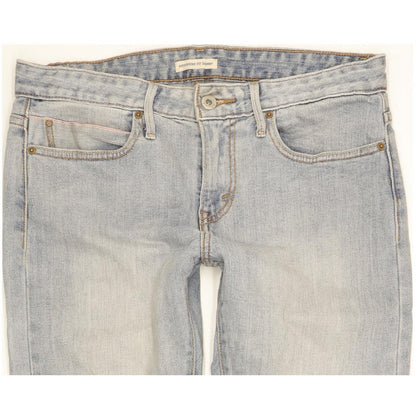 Levi's Women Blue Skinny Slim Boyfriend Stretch Jeans W27 L28