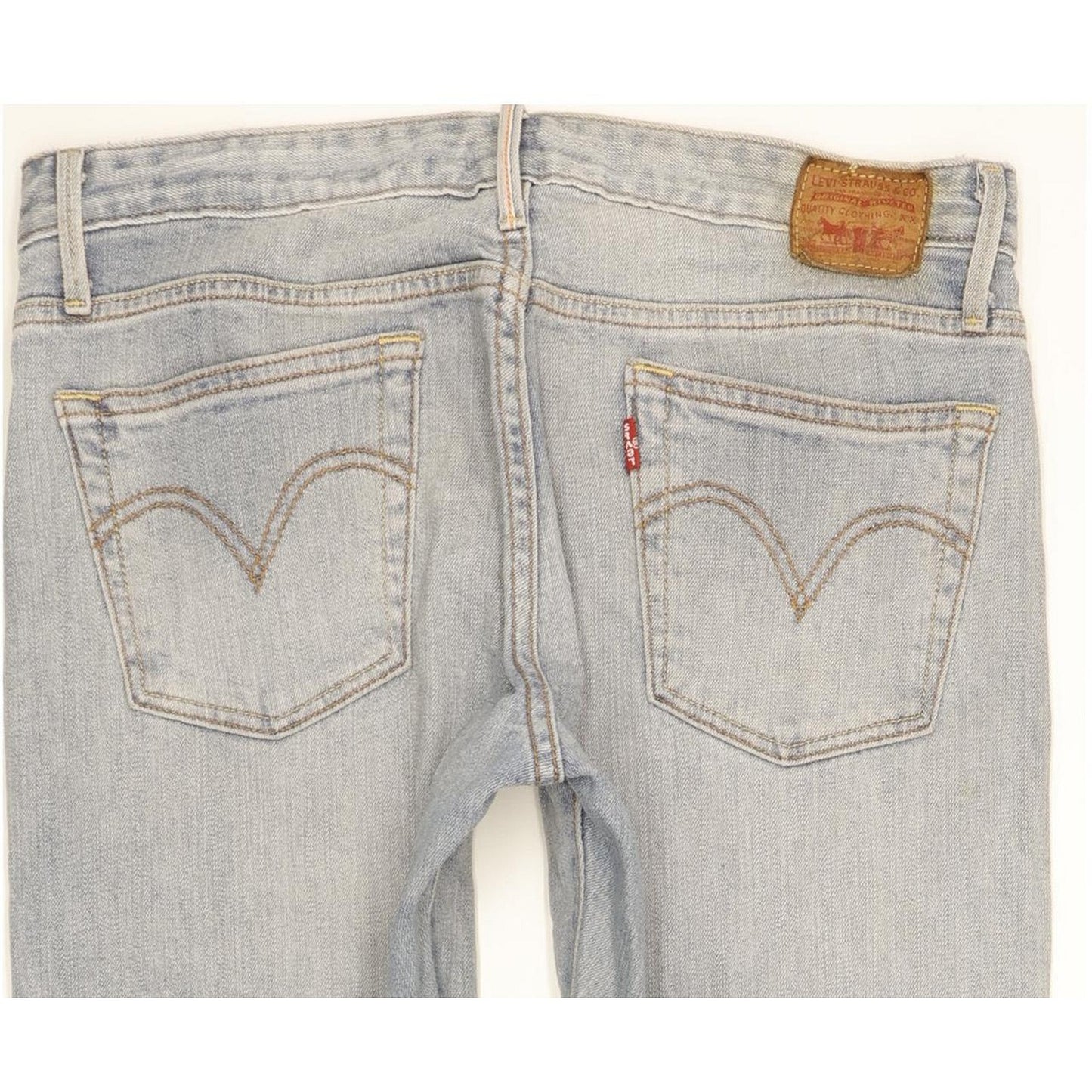 Levi's Women Blue Skinny Slim Boyfriend Stretch Jeans W27 L28