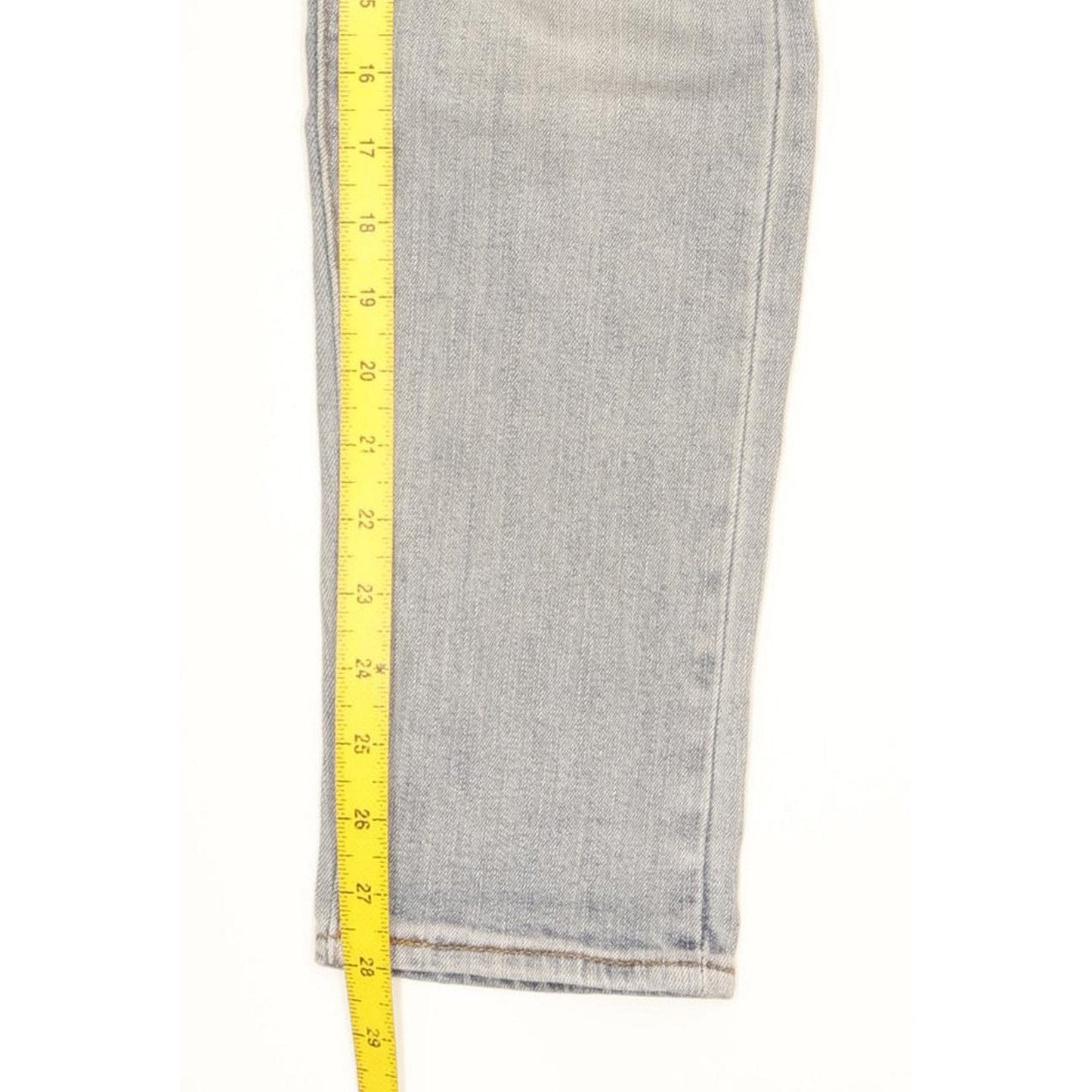 Levi's Women Blue Skinny Slim Boyfriend Stretch Jeans W27 L28