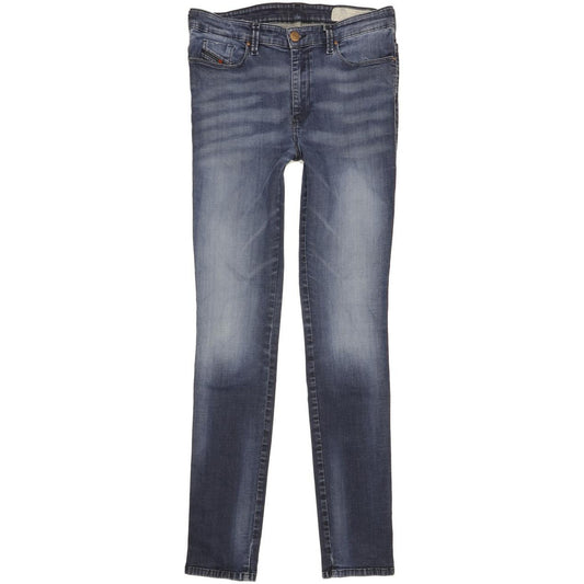 Diesel Skinzee High Women Blue Skinny Slim Stretch Jeans W29 L31