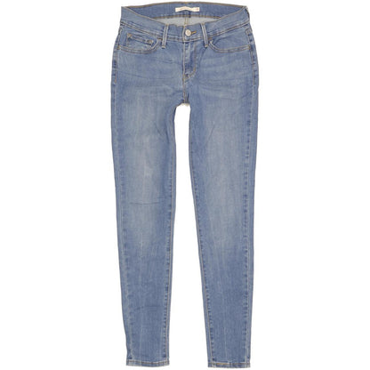 Levi's 710 Super Women Blue Skinny Slim Stretch Jeans W28 L29