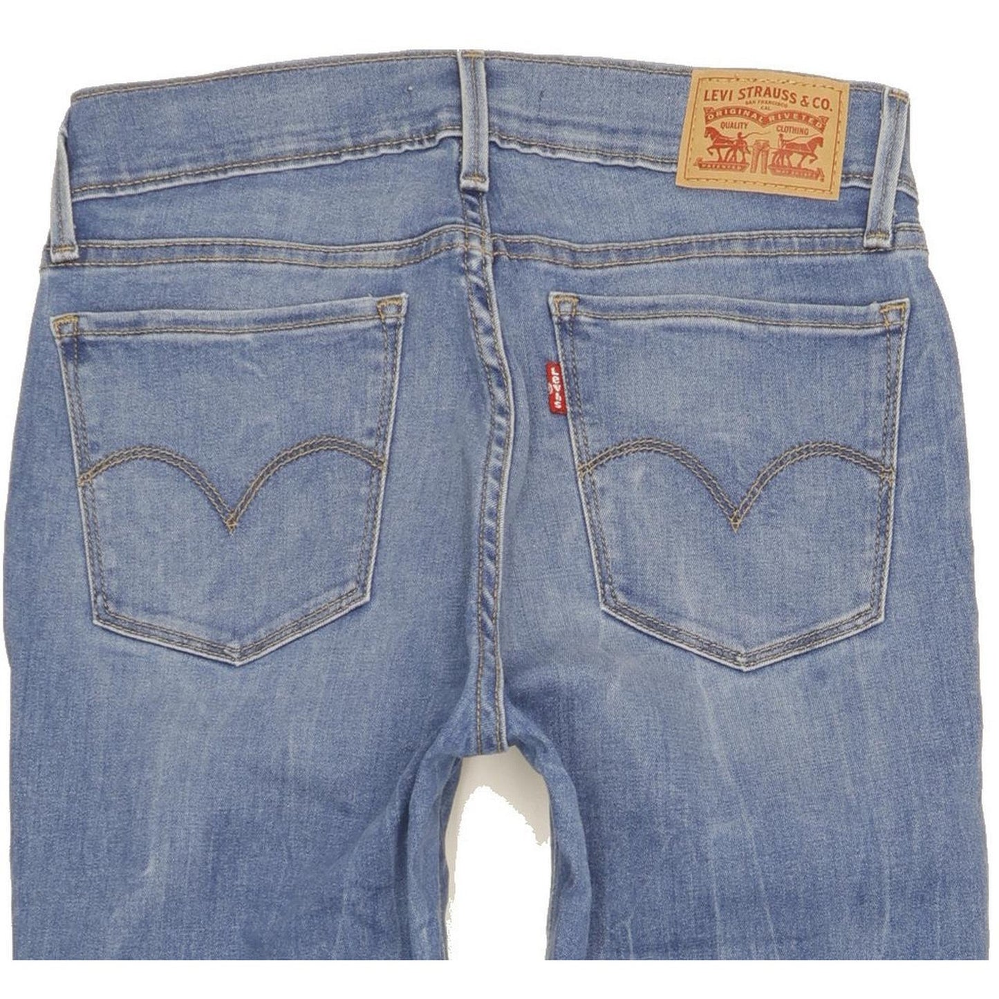 Levi's 710 Super Women Blue Skinny Slim Stretch Jeans W28 L29