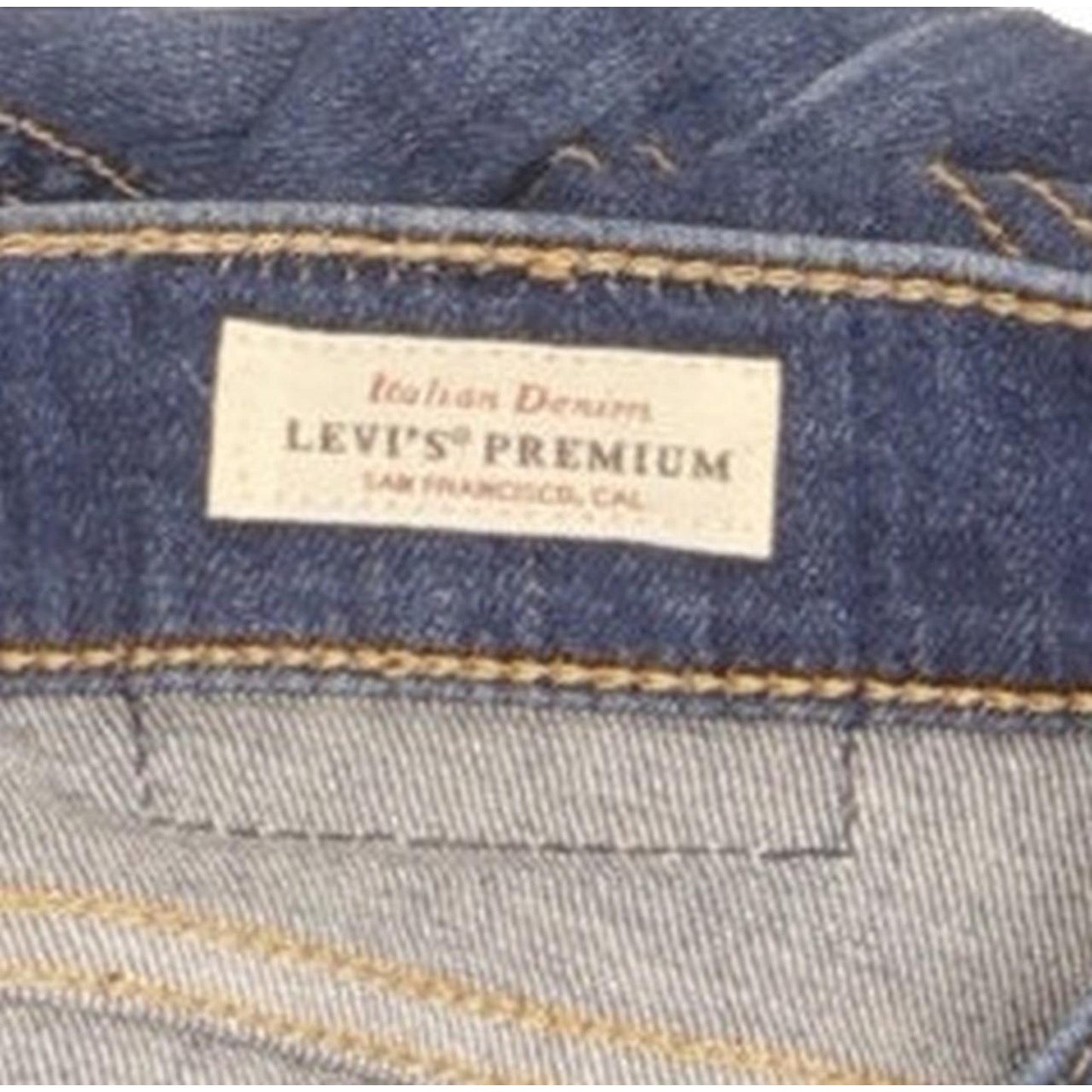 Levi's Mile Blue Skinny Slim Stretch Jeans High Waisted W30 L28
