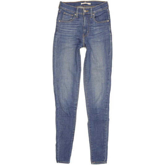 Levi's Mile Women Blue Skinny Slim Stretch Jeans W25 L32