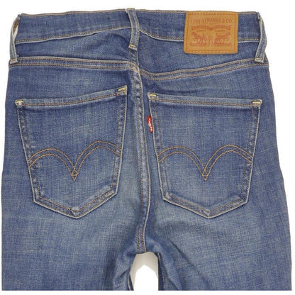 Levi's Mile Women Blue Skinny Slim Stretch Jeans W25 L32