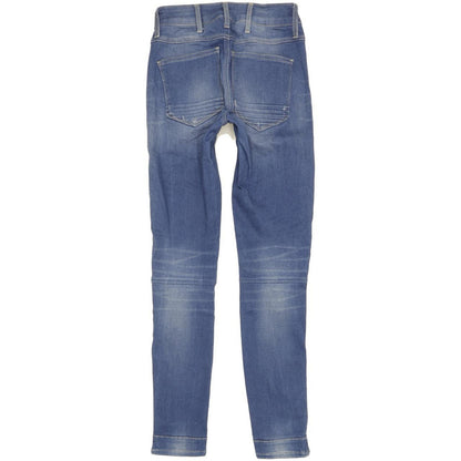 G-Star Custom 5620 Women Blue Skinny Slim Stretch Jeans W26 L32