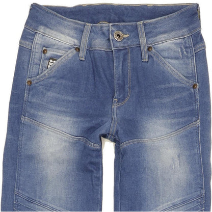 G-Star Custom 5620 Women Blue Skinny Slim Stretch Jeans W26 L32