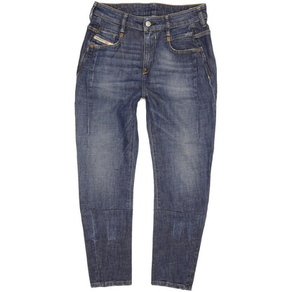 Diesel D-Fayza Men Blue Skinny Loose Boyfriend Stretch Jeans W26 L32