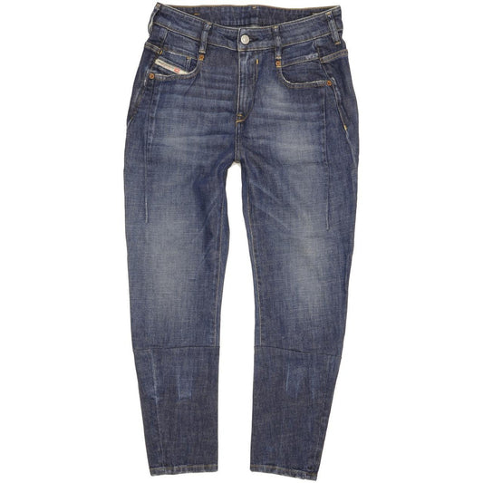 Diesel D-Fayza Men Blue Skinny Loose Boyfriend Stretch Jeans W26 L32
