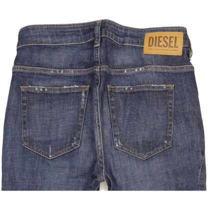 Diesel D-Fayza Men Blue Skinny Loose Boyfriend Stretch Jeans W26 L32