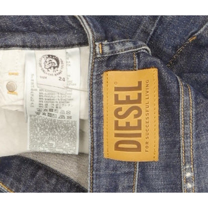 Diesel D-Fayza Men Blue Skinny Loose Boyfriend Stretch Jeans W26 L32