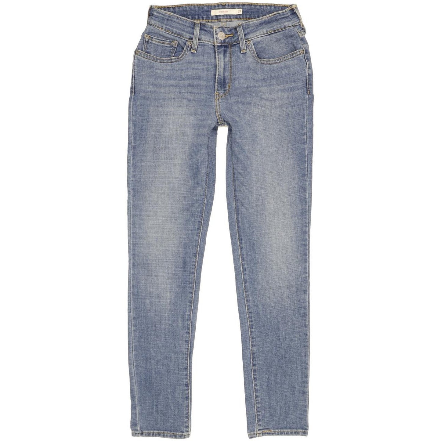 Levi's 711 Women Blue Skinny Slim Stretch Jeans W27 L28