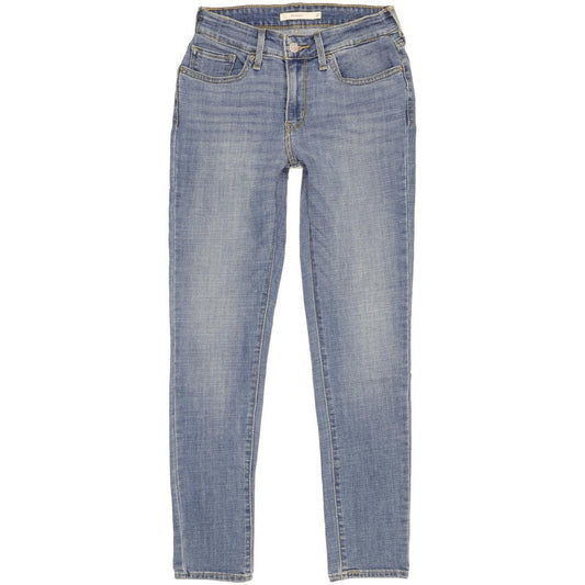 Levi's 711 Women Blue Skinny Slim Stretch Jeans W27 L28