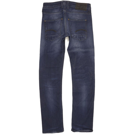 G-Star Defend Men Blue Straight Slim Stretch Jeans W29 L31