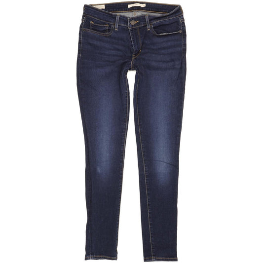 Levi's 711 Women Blue Skinny Slim Stretch Jeans W29 L30