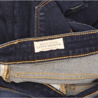 Levi's 711 Women Blue Skinny Slim Stretch Jeans W29 L30
