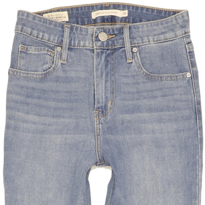 Levi's 721 Women Blue Skinny Slim Stretch Jeans W25 L28