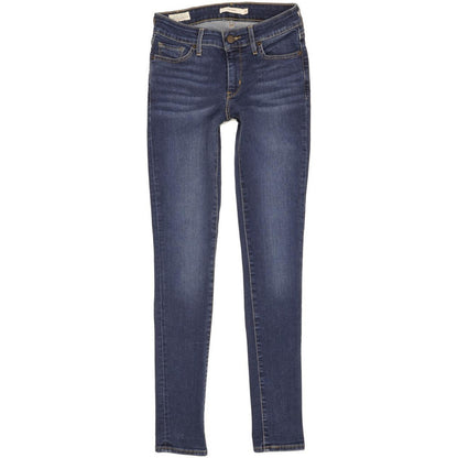 Levi's 711 Women Blue Skinny Slim Stretch Jeans W26 L30