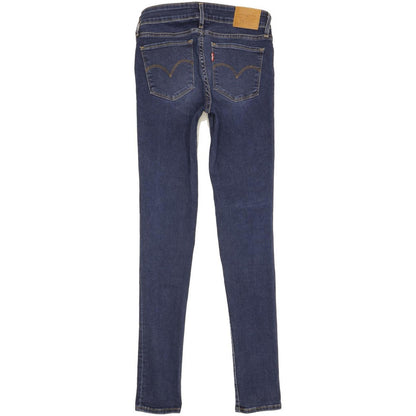 Levi's 711 Women Blue Skinny Slim Stretch Jeans W26 L30