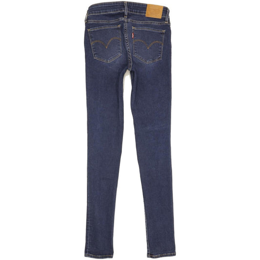 Levi's 711 Women Blue Skinny Slim Stretch Jeans W26 L30