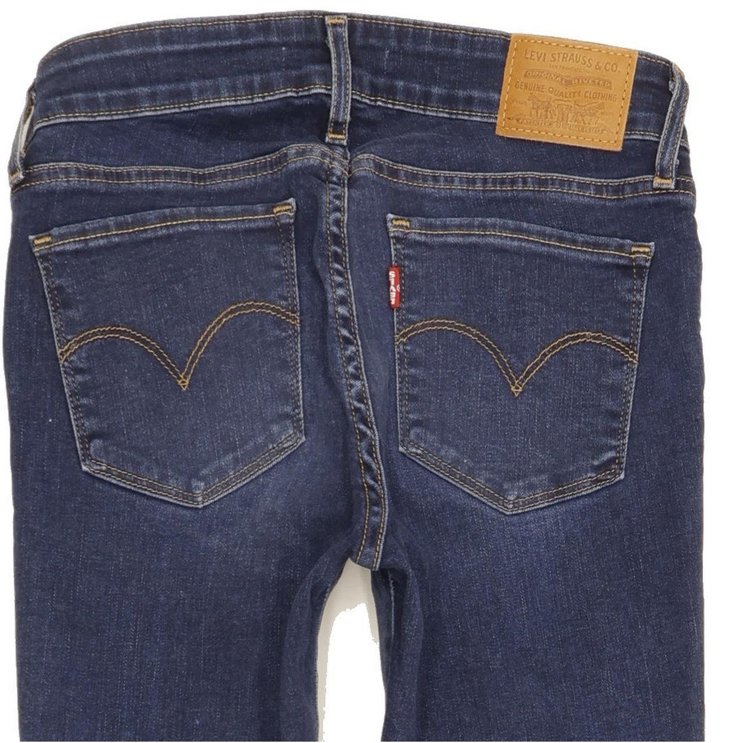 Levi's 711 Women Blue Skinny Slim Stretch Jeans W26 L30
