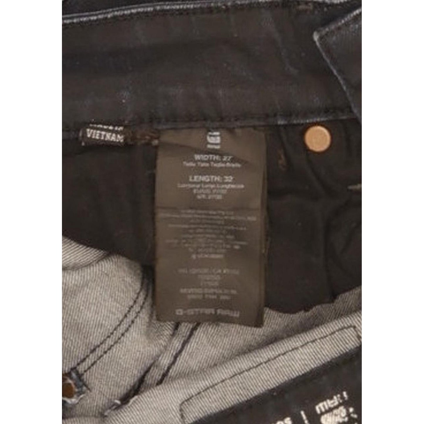 G-Star Revend Super Men Navy Skinny Slim Stretch Jeans W27 L31