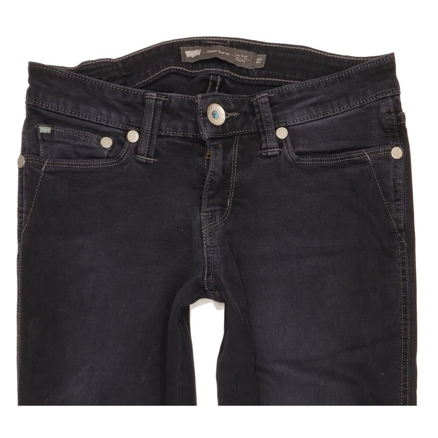 Levi's Demi Curve Women Navy Skinny Slim Stretch Jeans W27 L29