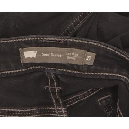 Levi's Demi Curve Women Navy Skinny Slim Stretch Jeans W27 L29