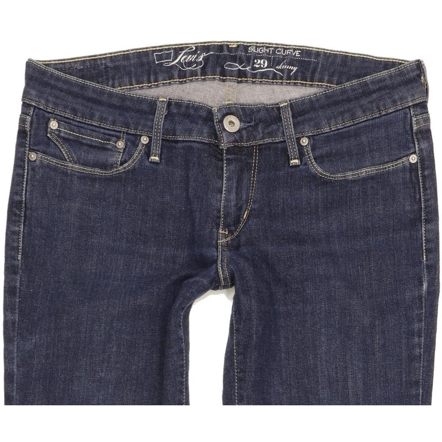 Levi's Slight Curve Women Blue Skinny Regular Stretch Jeans W29 L34