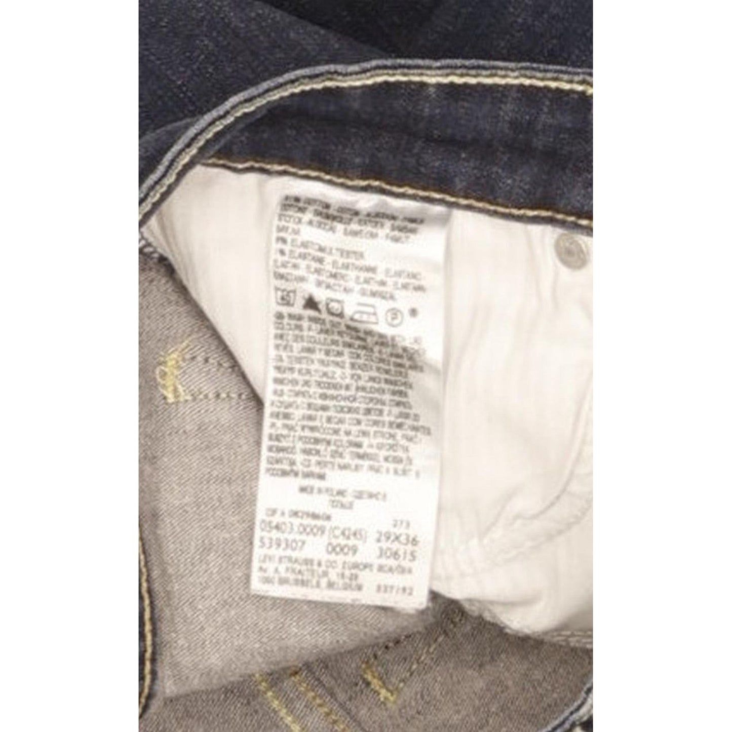 Levi's Slight Curve Women Blue Skinny Regular Stretch Jeans W29 L34