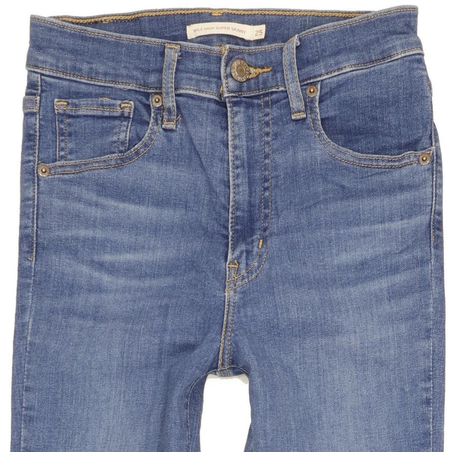 Levi's Mile Women Blue Skinny Slim Stretch Jeans W25 L32